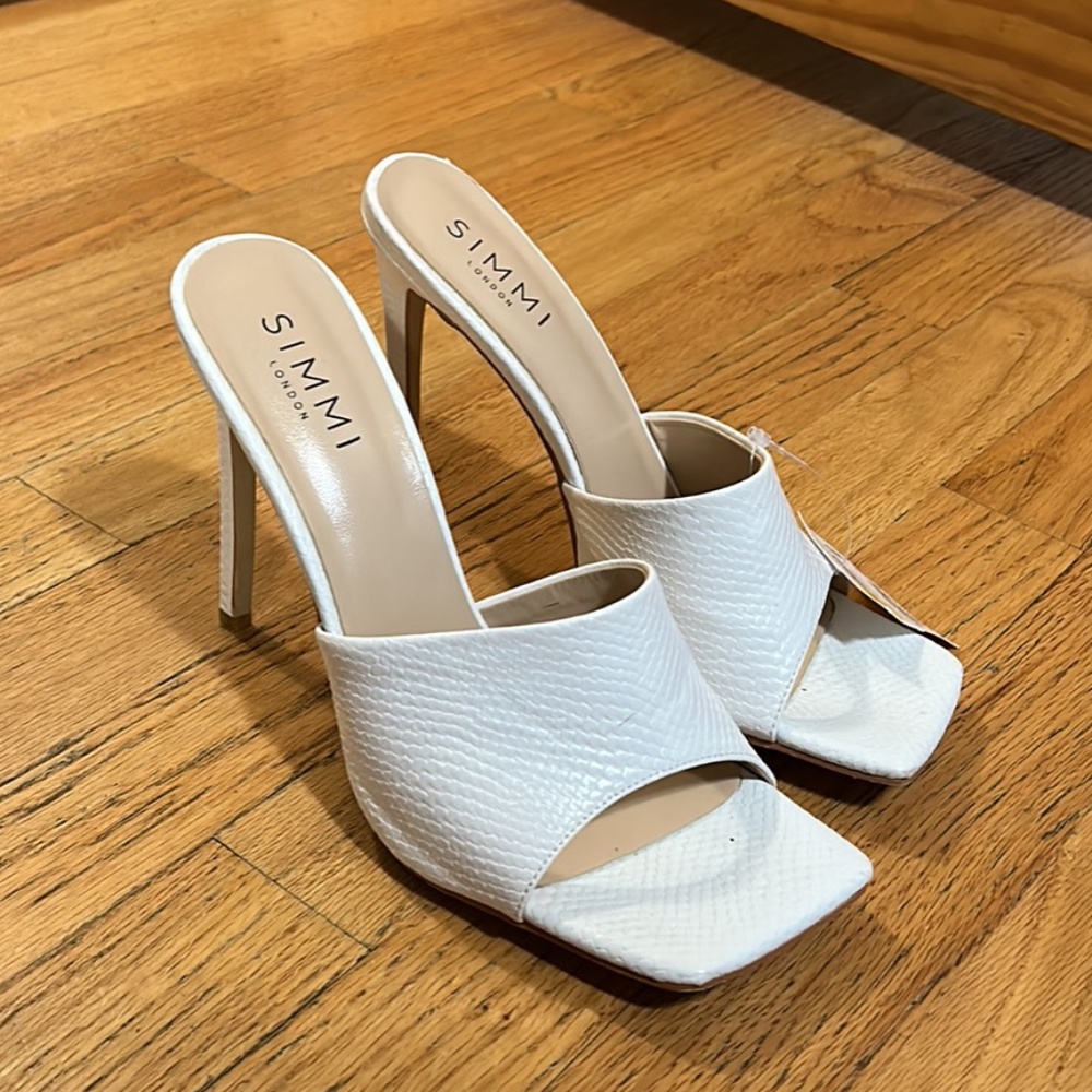 White Sandal Heels